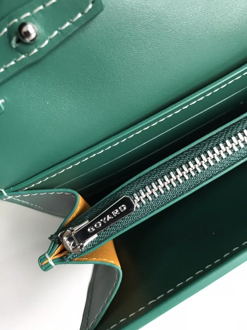 Goyard Green Satchel Crossbody Bag - Image 8