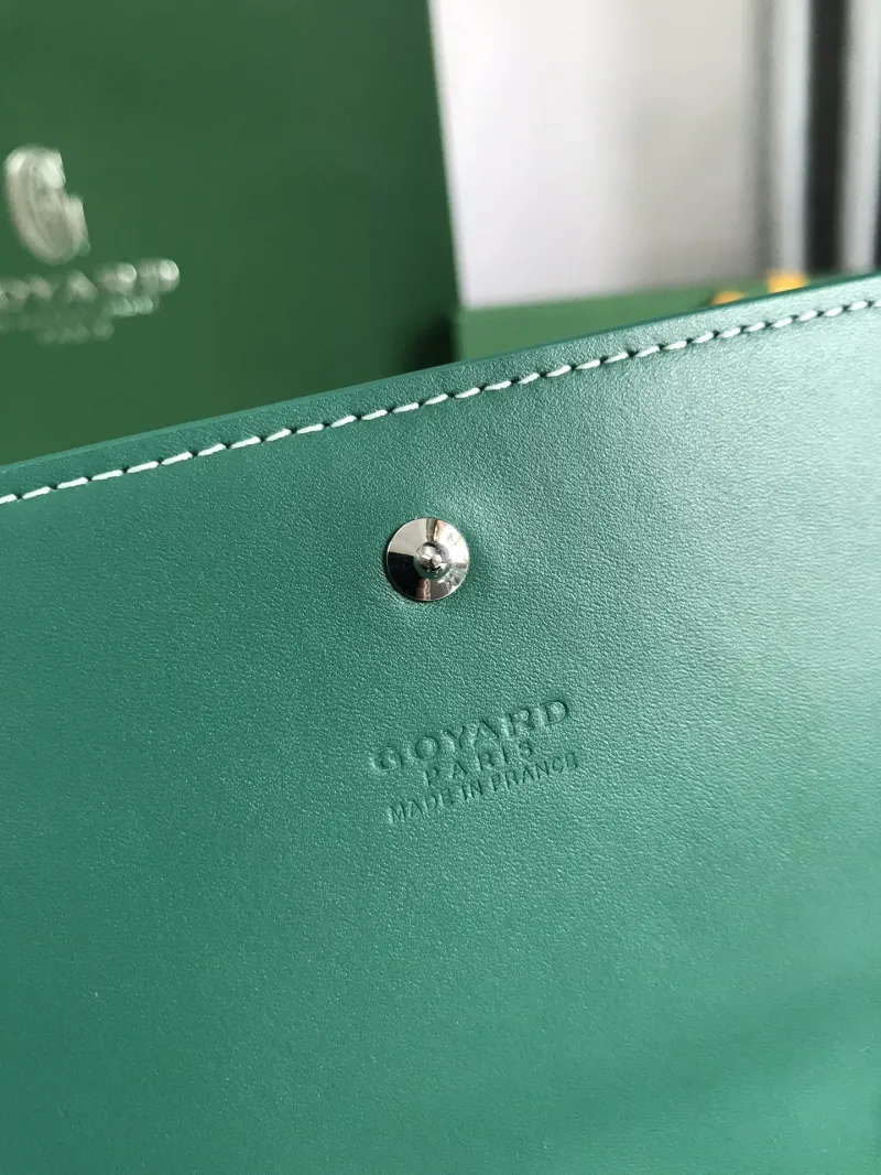 Goyard Green Satchel Crossbody Bag - Image 9