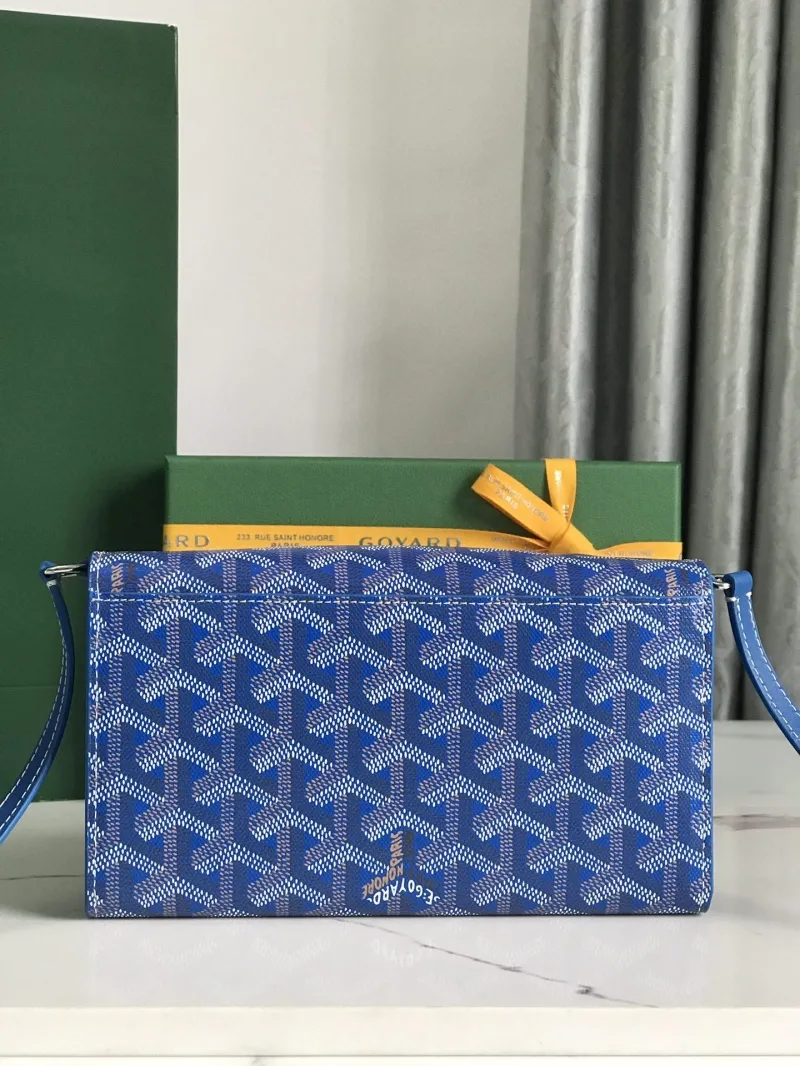 Alternative view of Goyard Blue Satchel Crossbody Bag 165