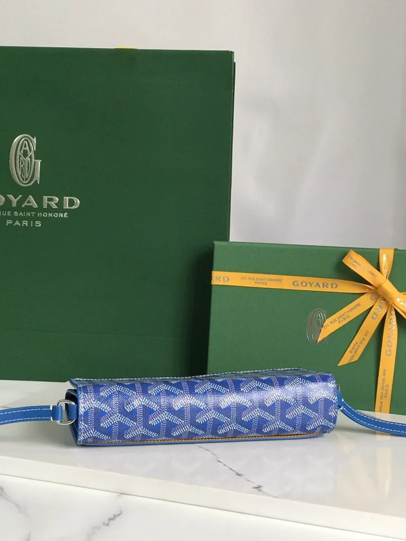 Goyard Blue Satchel Crossbody Bag 165 - Image 3