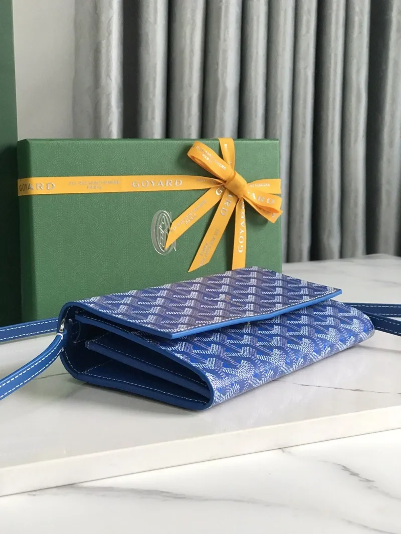 Goyard Blue Satchel Crossbody Bag 165 - Image 4