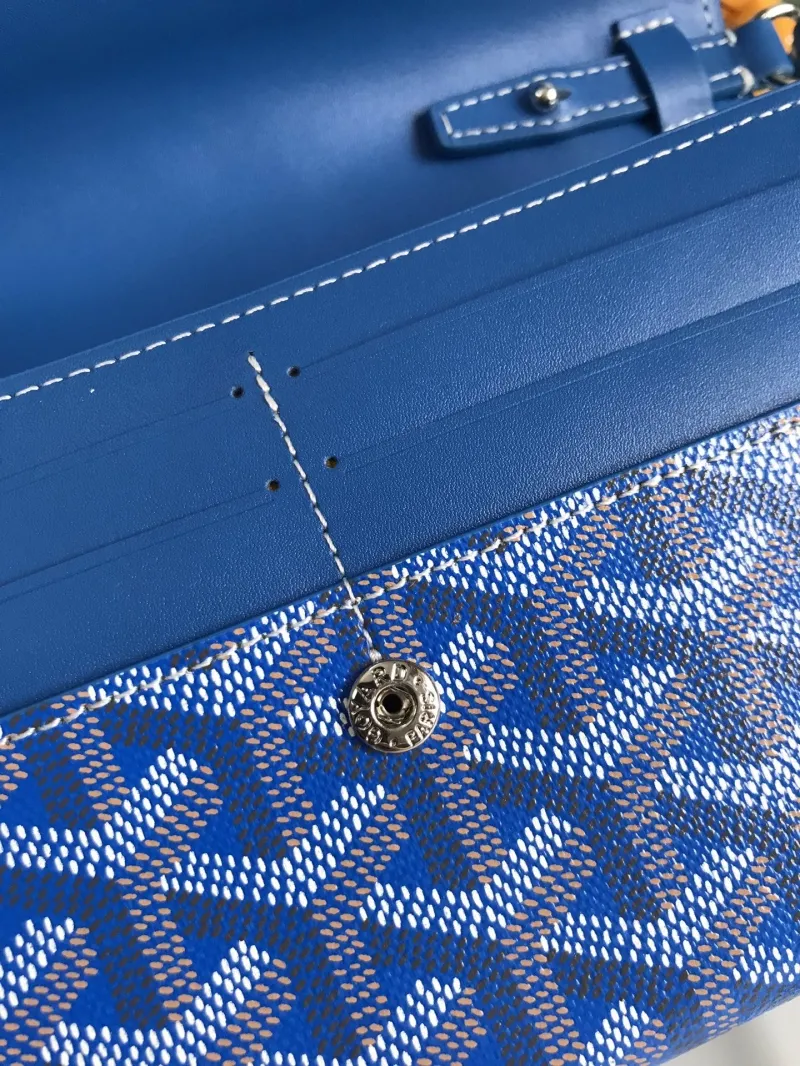 Goyard Blue Satchel Crossbody Bag 165 - Image 6