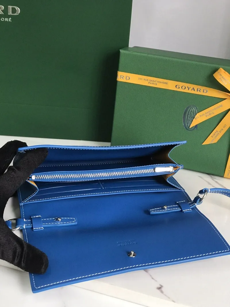 Goyard Blue Satchel Crossbody Bag 165 - Image 7