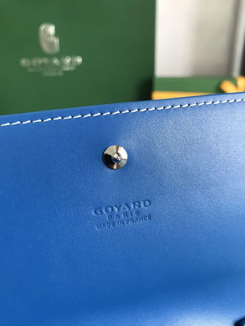 Goyard Blue Satchel Crossbody Bag 165 - Image 8