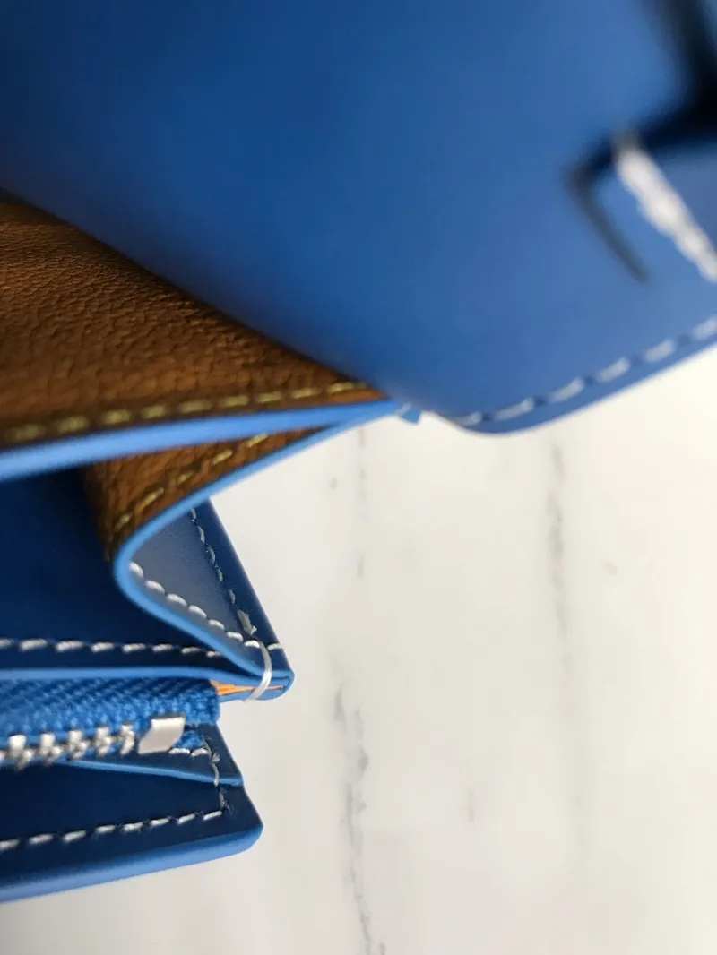 Goyard Blue Satchel Crossbody Bag 165 - Image 9