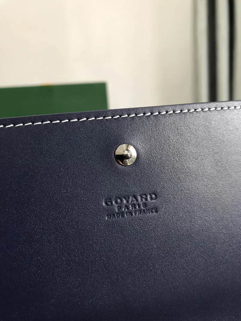 Goyard Navy Satchel Crossbody Bag 166 - Image 6