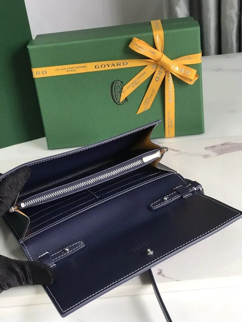 Goyard Navy Satchel Crossbody Bag 166 - Image 9