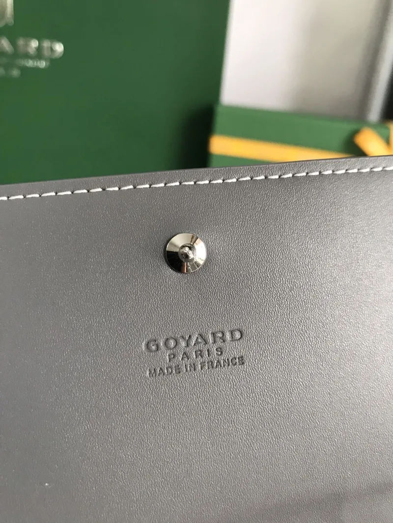 Goyard Gray Crossbody Satchel Bag - Image 6