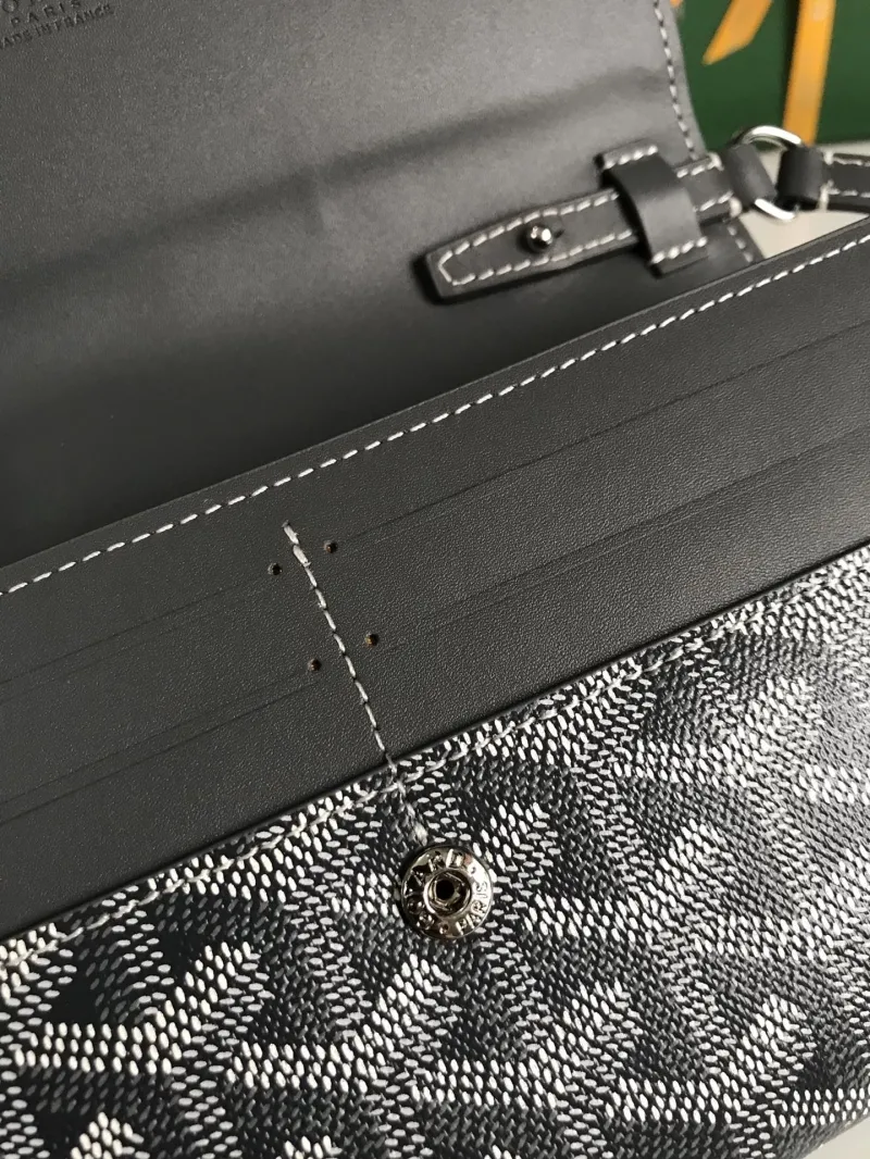 Goyard Gray Crossbody Satchel Bag - Image 7