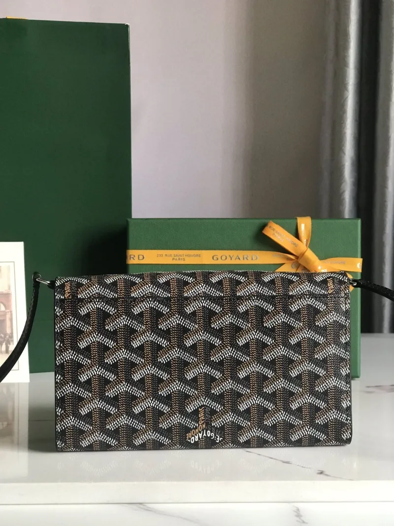 Alternative view of Goyard Black Crossbody Satchel Bag