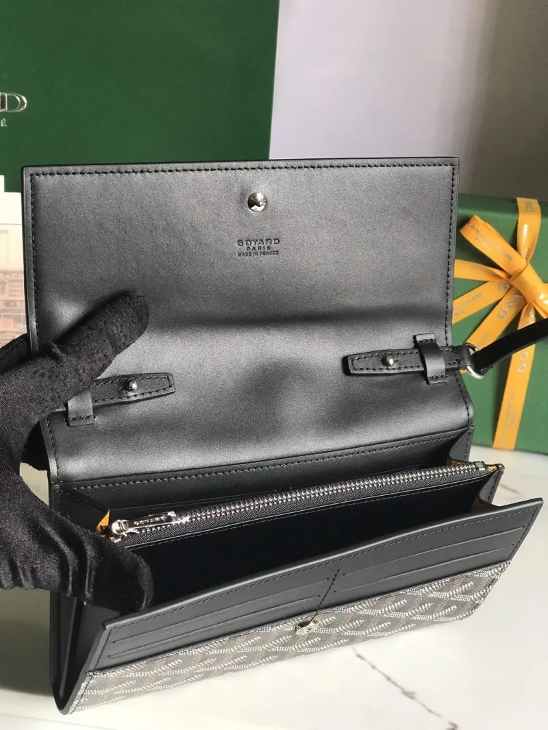 Goyard Black Crossbody Satchel Bag - Image 5