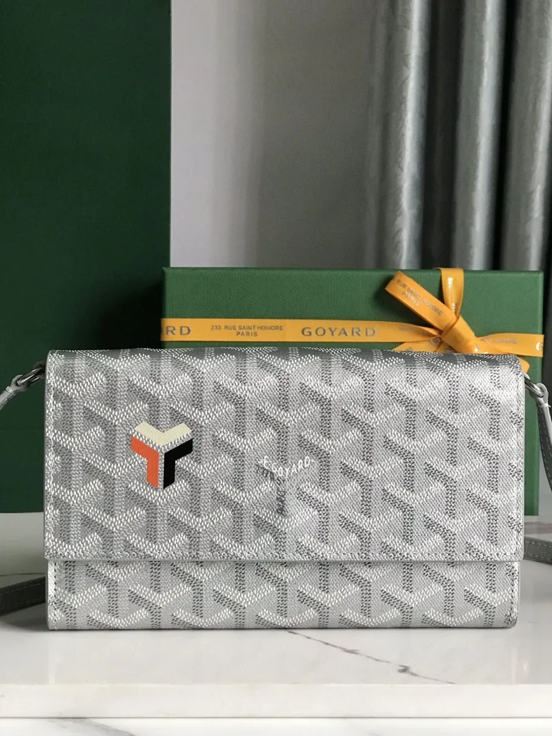 Goyard Silver Satchel Crossbody Bag 171