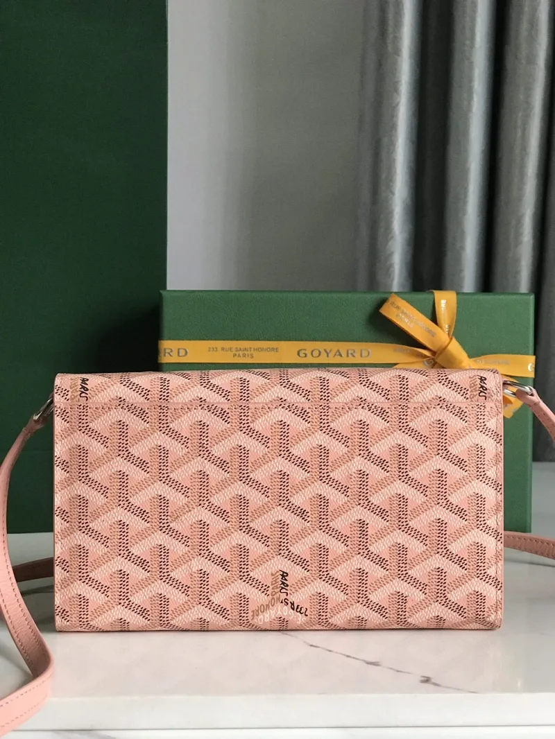 Alternative view of Goyard Pink Satchel Crossbody Bag