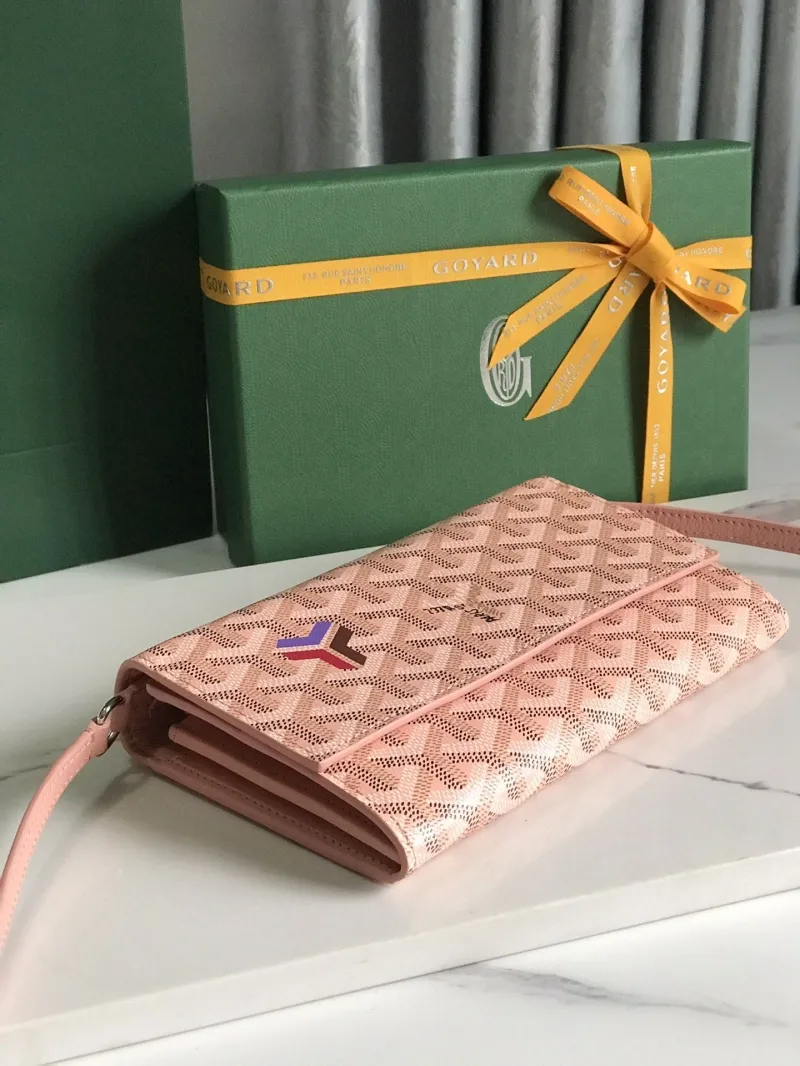 Goyard Pink Satchel Crossbody Bag - Image 3