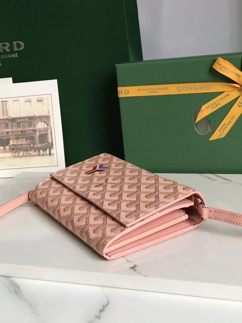 Goyard Pink Satchel Crossbody Bag - Image 4