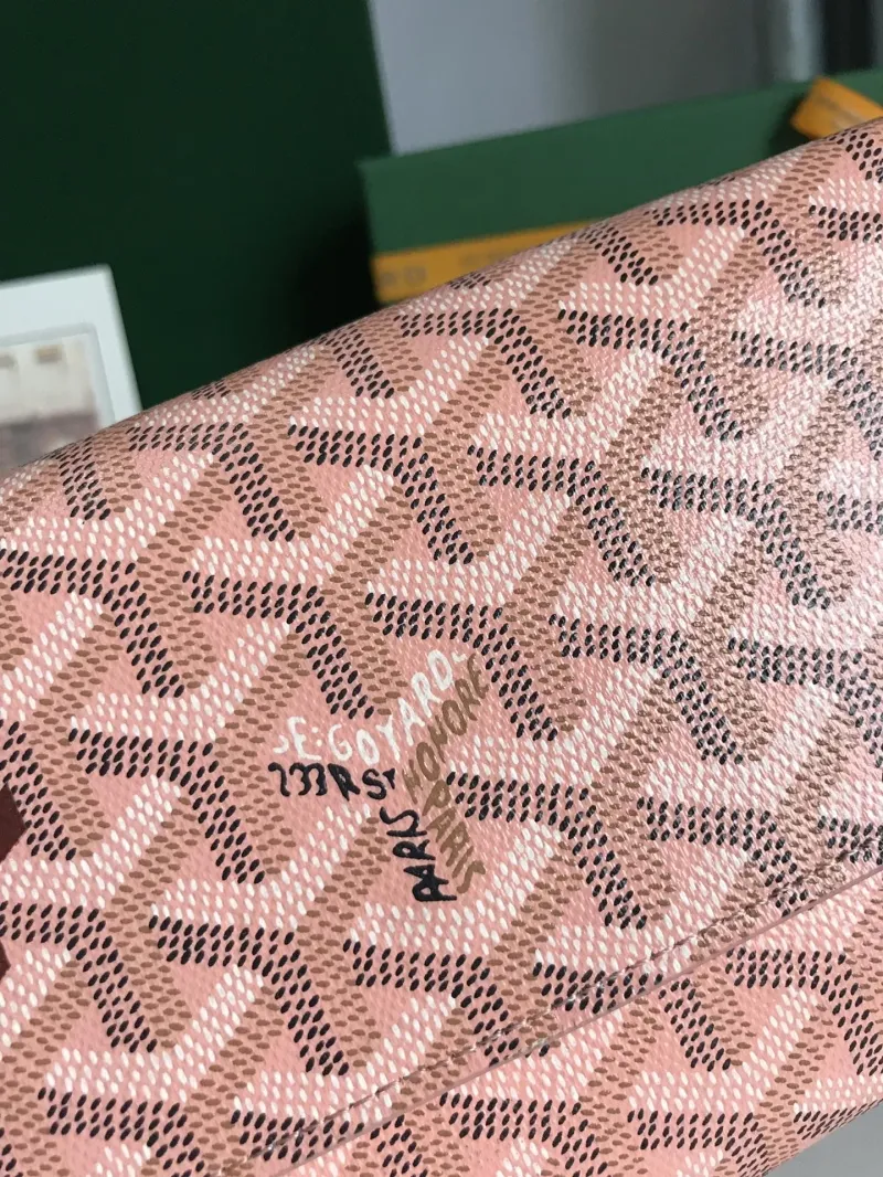 Goyard Pink Satchel Crossbody Bag - Image 5