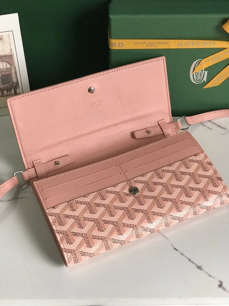 Goyard Pink Satchel Crossbody Bag - Image 6
