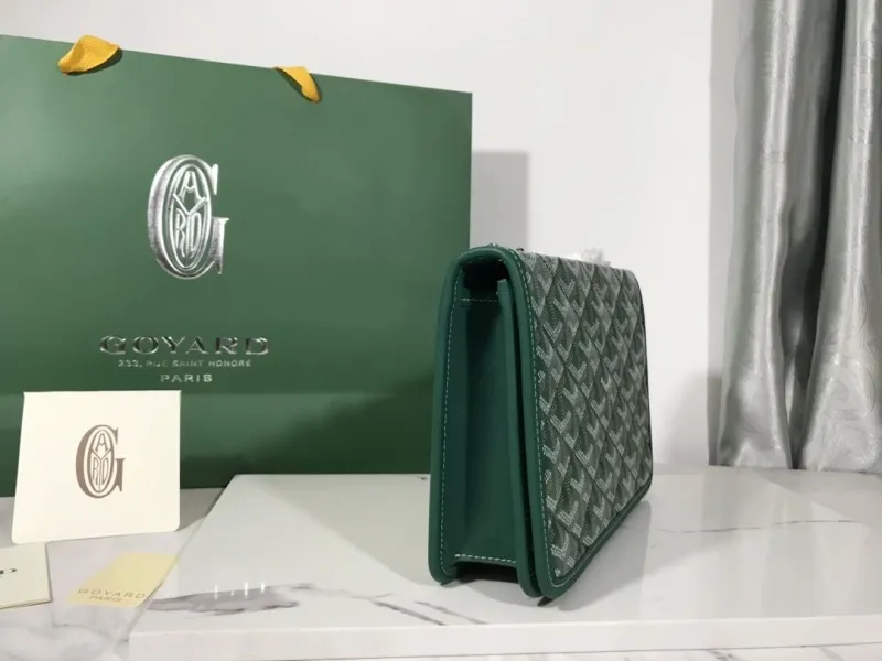 Alternative view of Goyard Green Satchel Bag 173