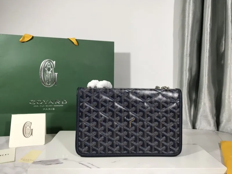 Goyard Navy Satchel Bag 175
