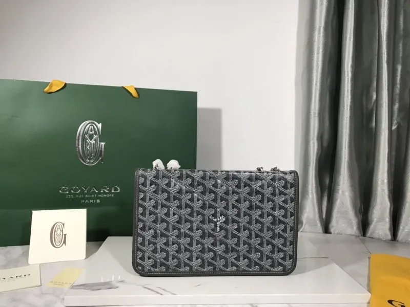 Goyard Gray Chain Satchel Bag 177
