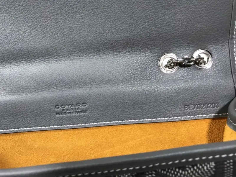 Goyard Gray Chain Satchel Bag 177 - Image 7