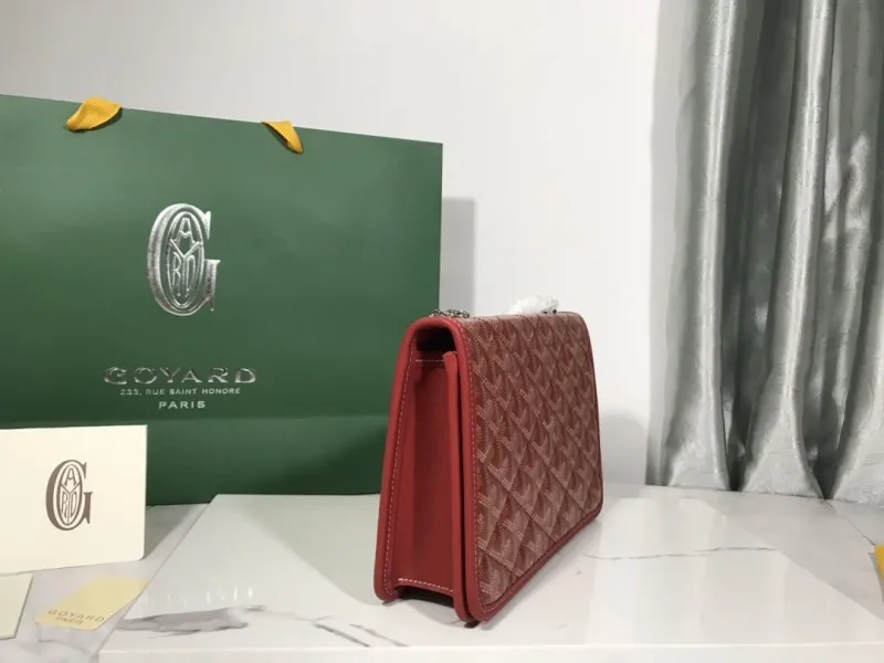 Alternative view of Goyard Red Satchel Bag 179