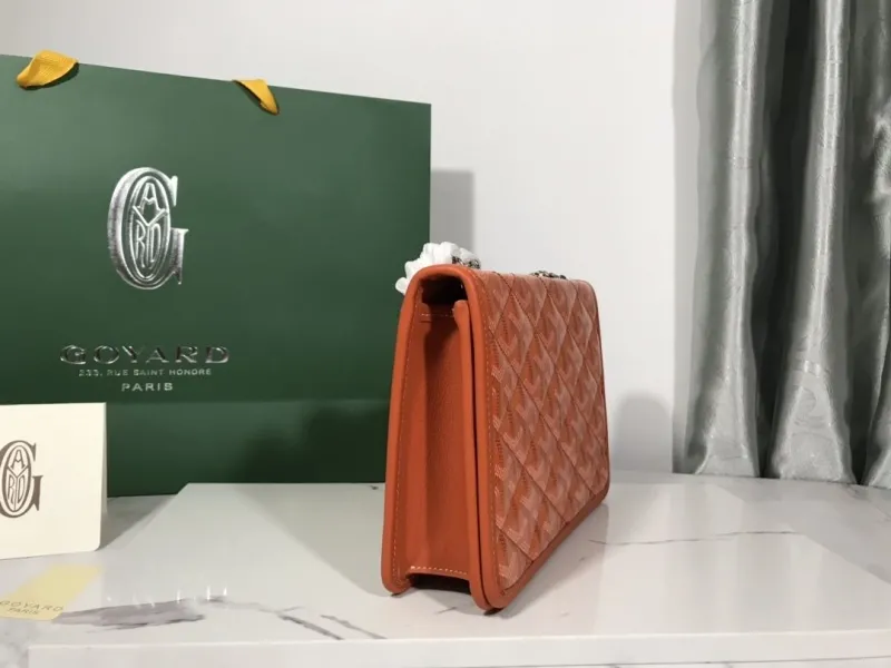 Alternative view of Goyard Orange Chain Satchel Bag
