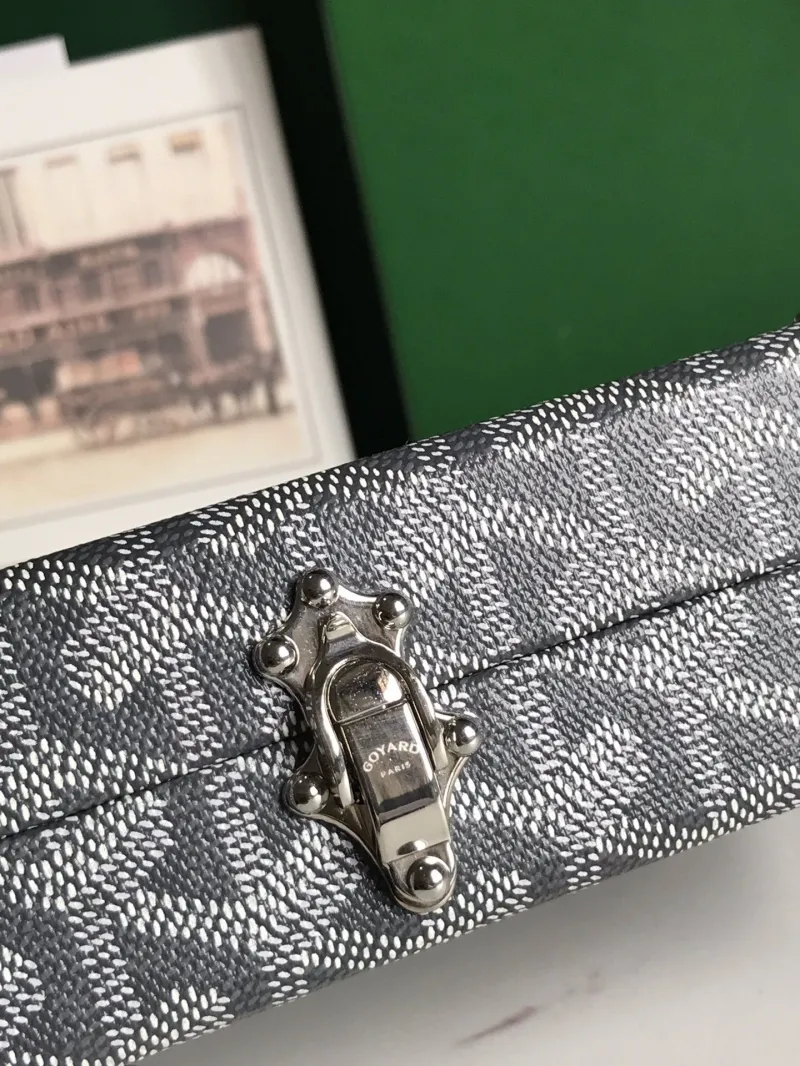 Goyard Gray Crossbody Box Bag - Image 7