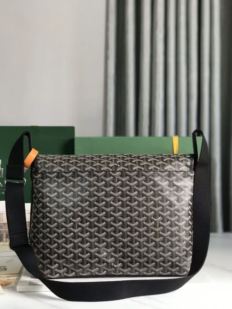 Goyard Black Messenger Satchel Bag 204 - Image 3