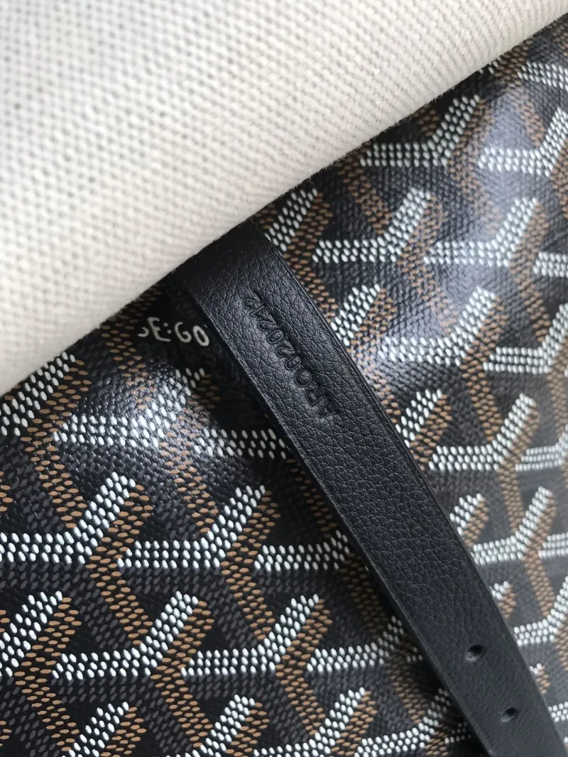 Goyard Black Messenger Satchel Bag 204 - Image 6