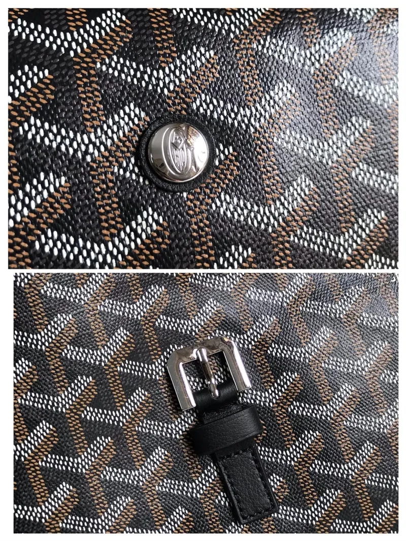Goyard Black Messenger Satchel Bag 204 - Image 9