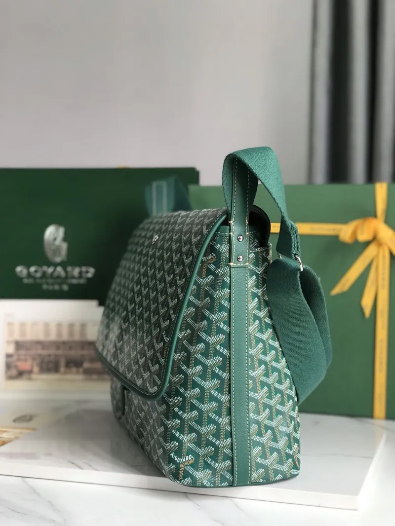 Goyard Green Messenger Bag - Image 3