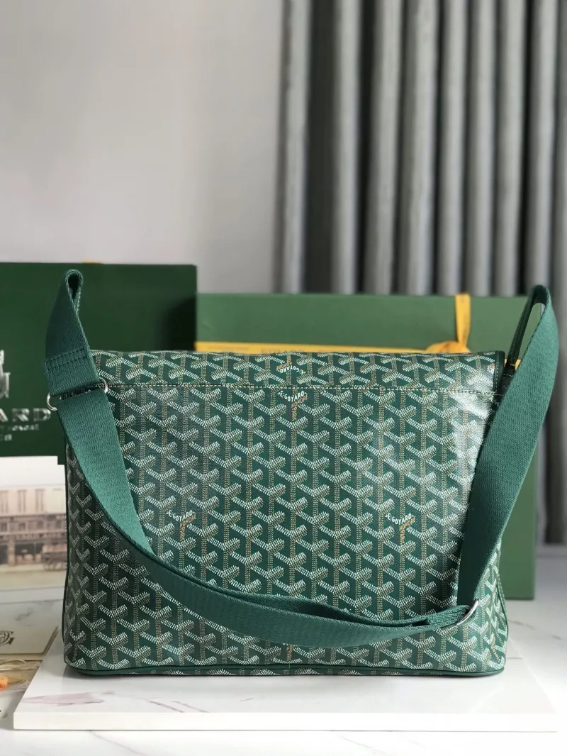 Goyard Green Messenger Bag - Image 4