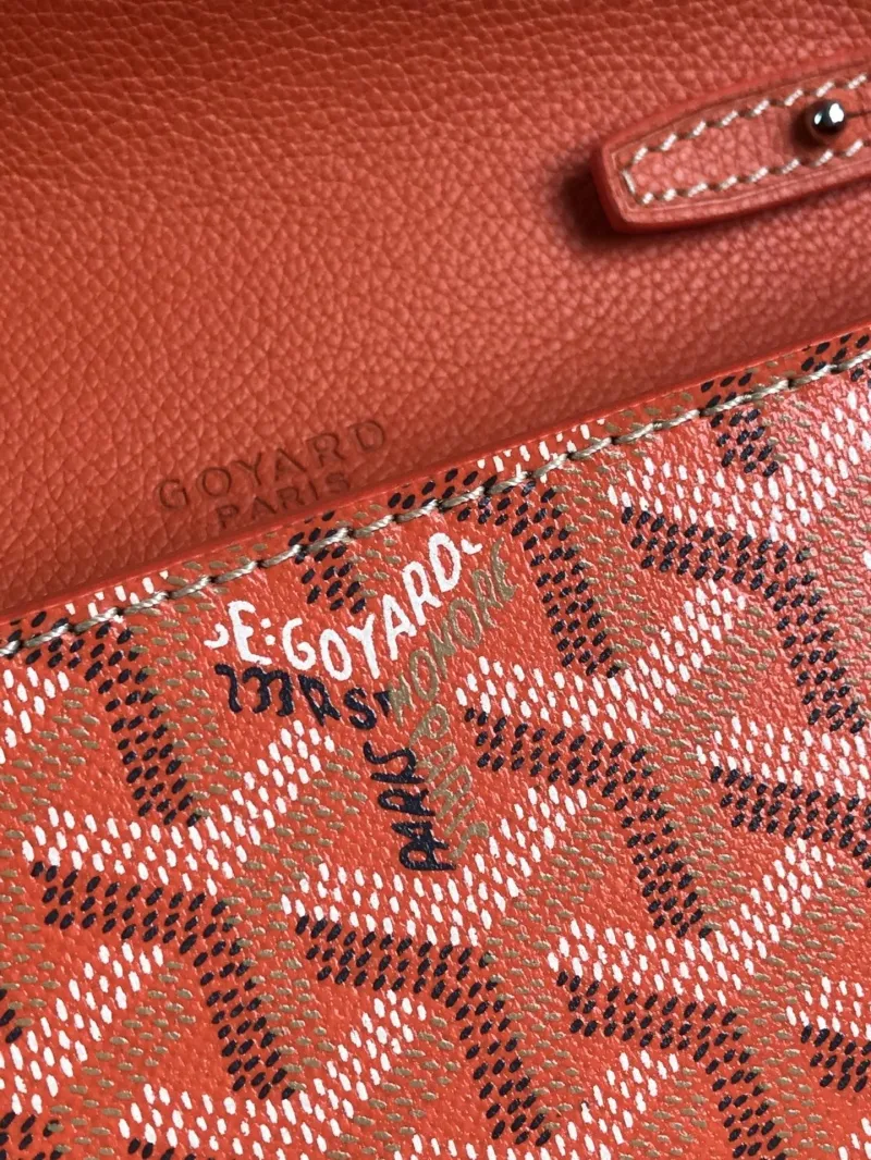 Goyard Orange Crossbody Satchel Bag 209 - Image 6