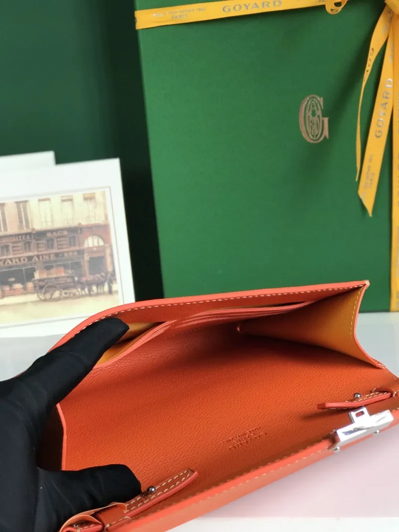 Goyard Orange Crossbody Satchel Bag 209 - Image 9