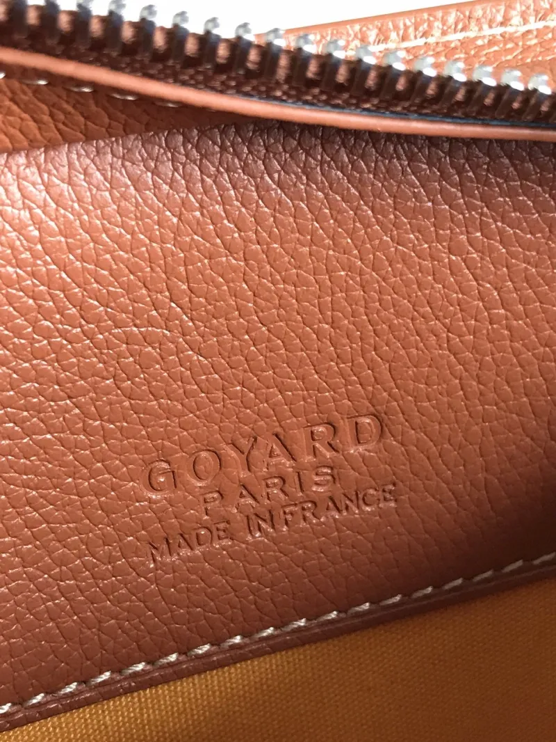 Goyard Tan Black Saddle Crossbody Bag 216 - Image 7