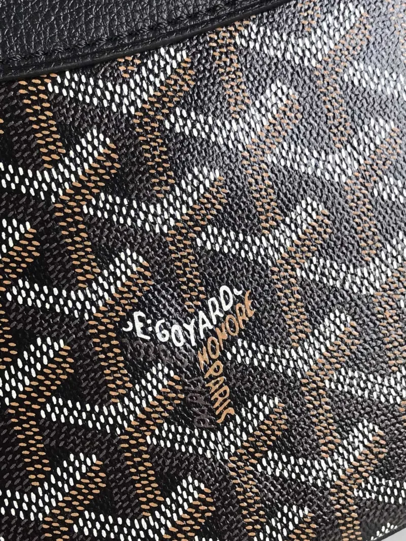 Goyard Black Crossbody Satchel Bag - Image 8