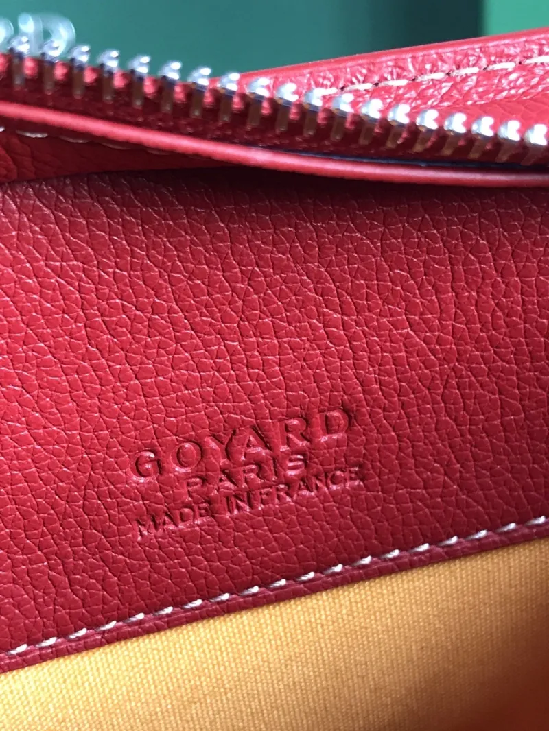 Goyard Red Satchel Bag 220 - Image 8