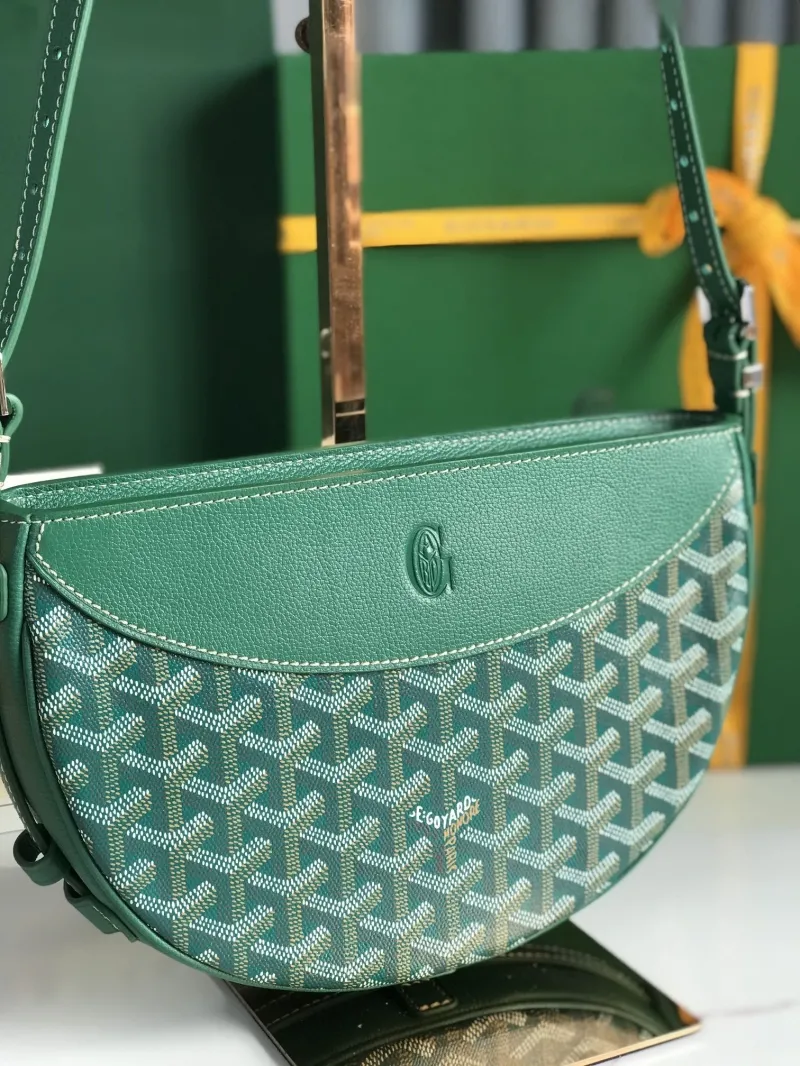 Goyard Green Satchel Crossbody Bag 221 - Image 3