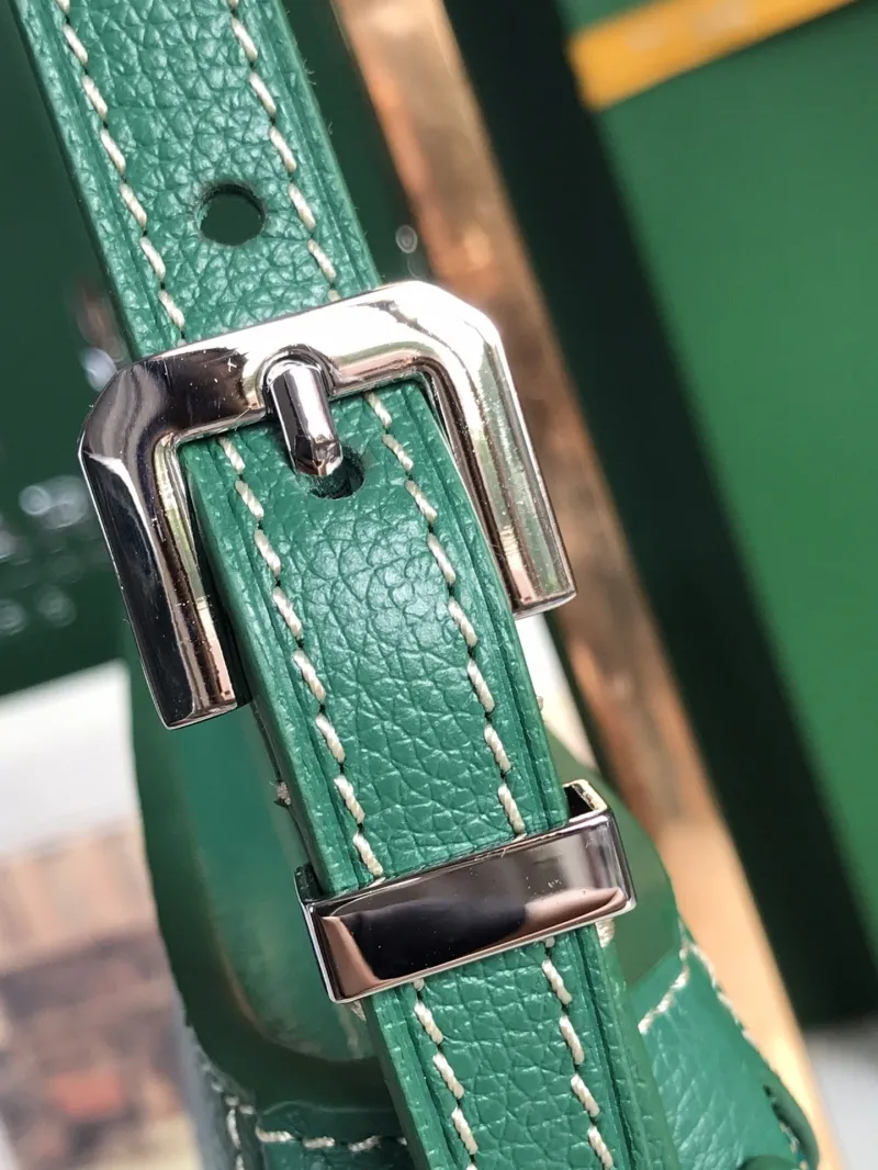 Goyard Green Satchel Crossbody Bag 221 - Image 4