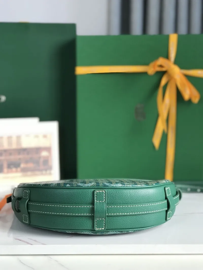 Goyard Green Satchel Crossbody Bag 221 - Image 5