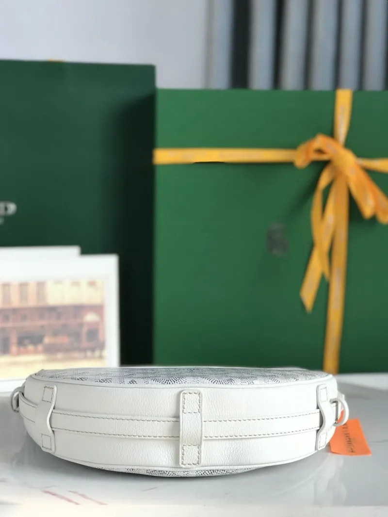 Goyard White Satchel Bag 222 - Image 3
