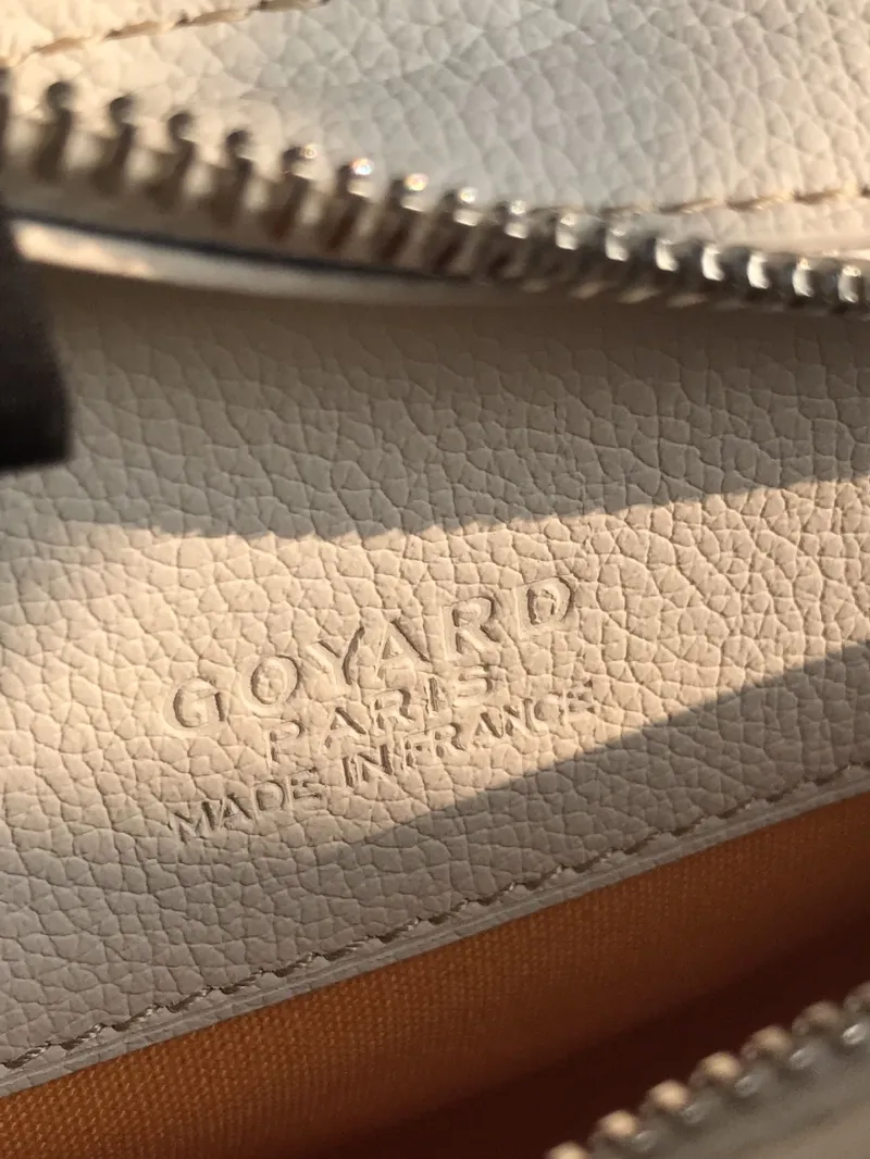 Goyard White Satchel Bag 222 - Image 8