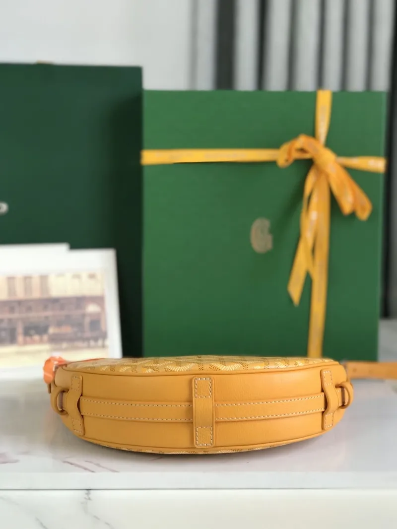 Goyard Yellow Crossbody Satchel Bag 224 - Image 3