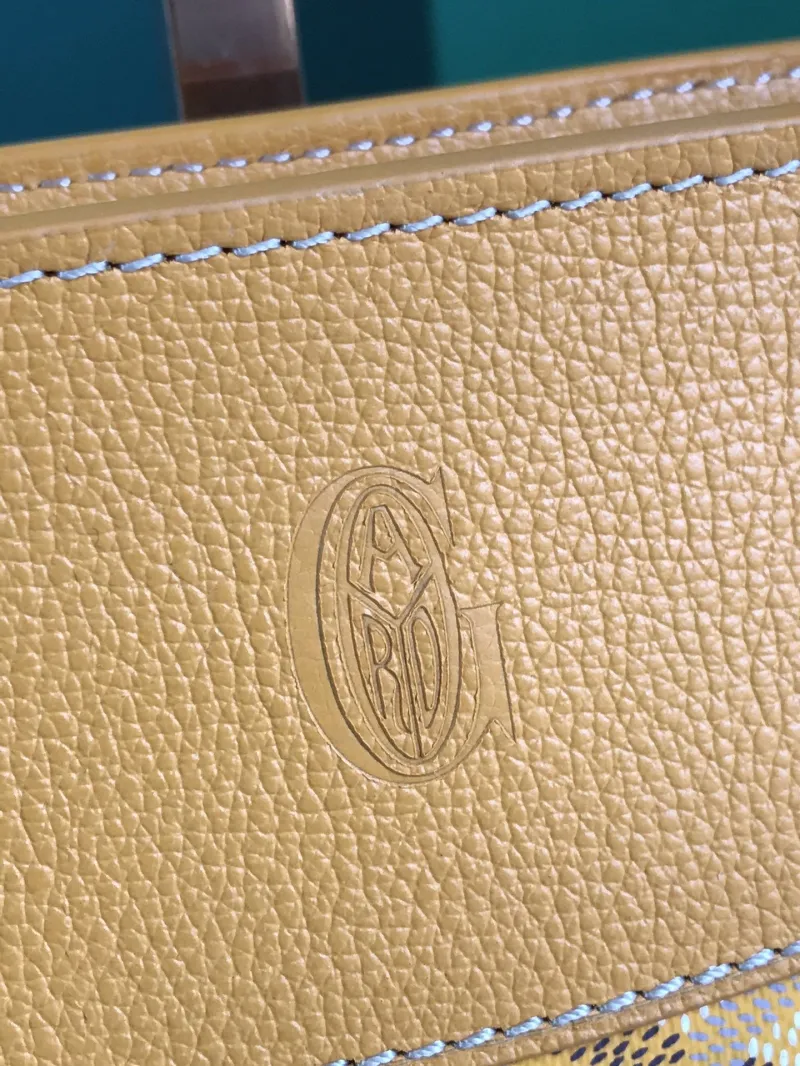Goyard Yellow Crossbody Satchel Bag 224 - Image 5