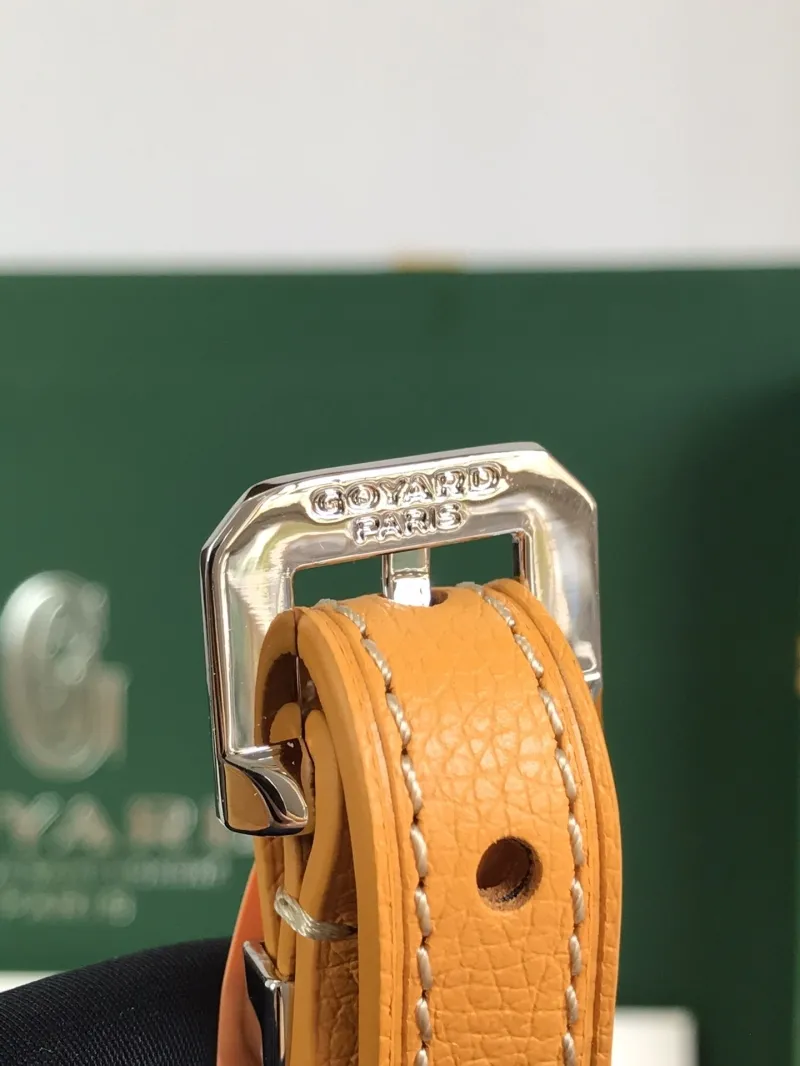 Goyard Yellow Crossbody Satchel Bag 224 - Image 6