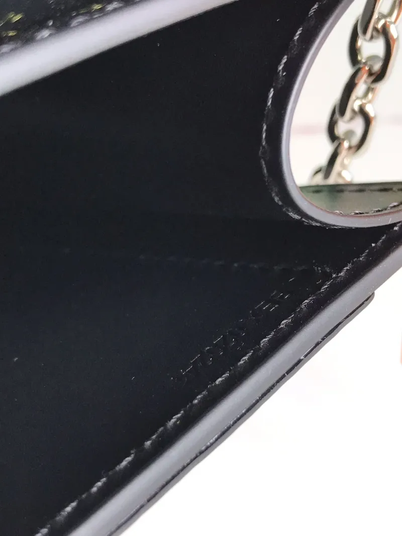 Goyard Black Chain Satchel Bag 227 - Image 8