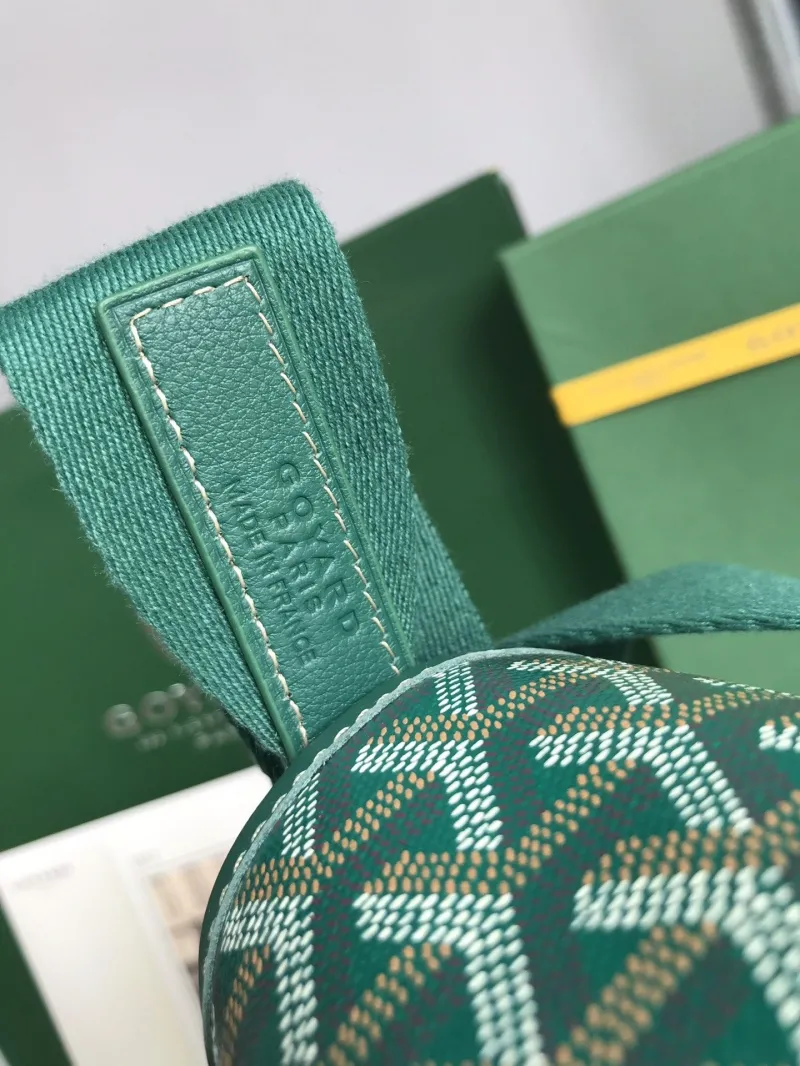 Goyard Green Satchel Bag 239 - Image 6