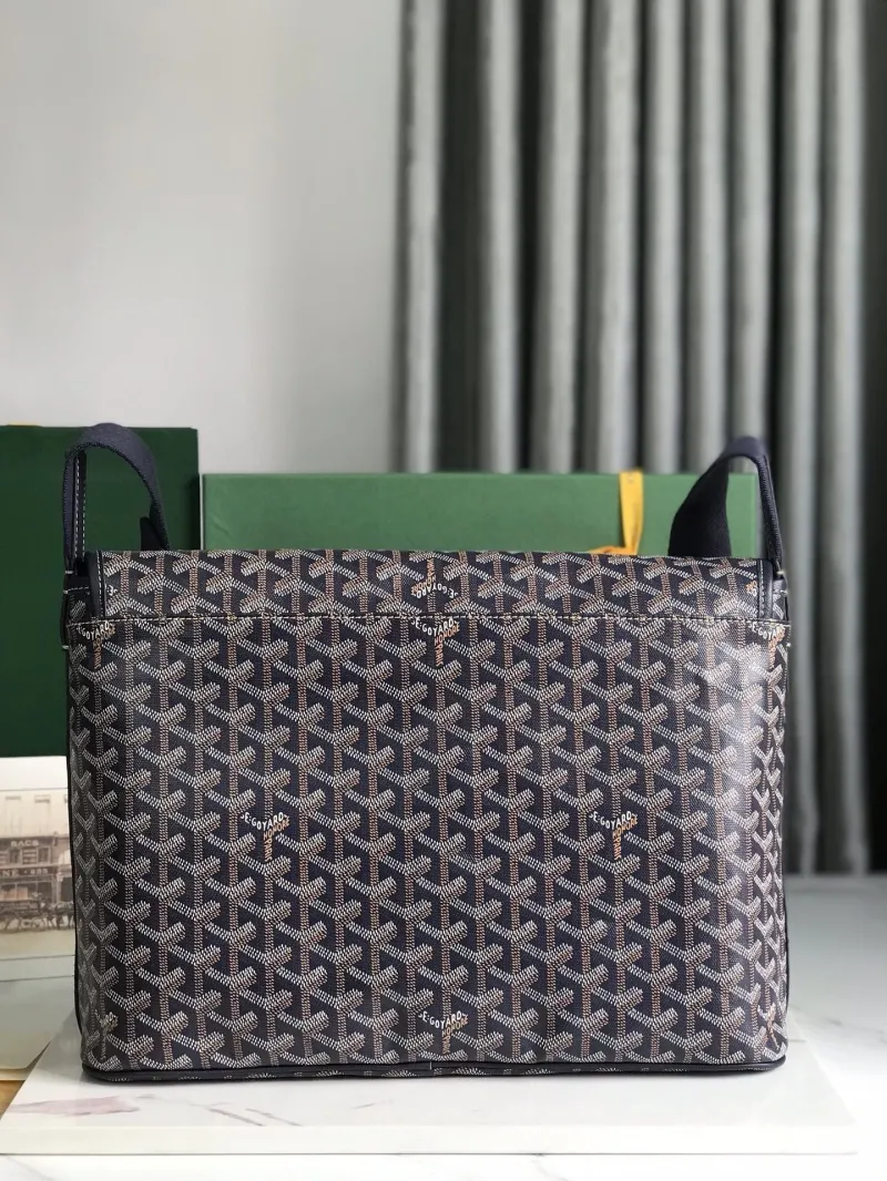 Goyard Navy Messenger Satchel Bag 241 - Image 3
