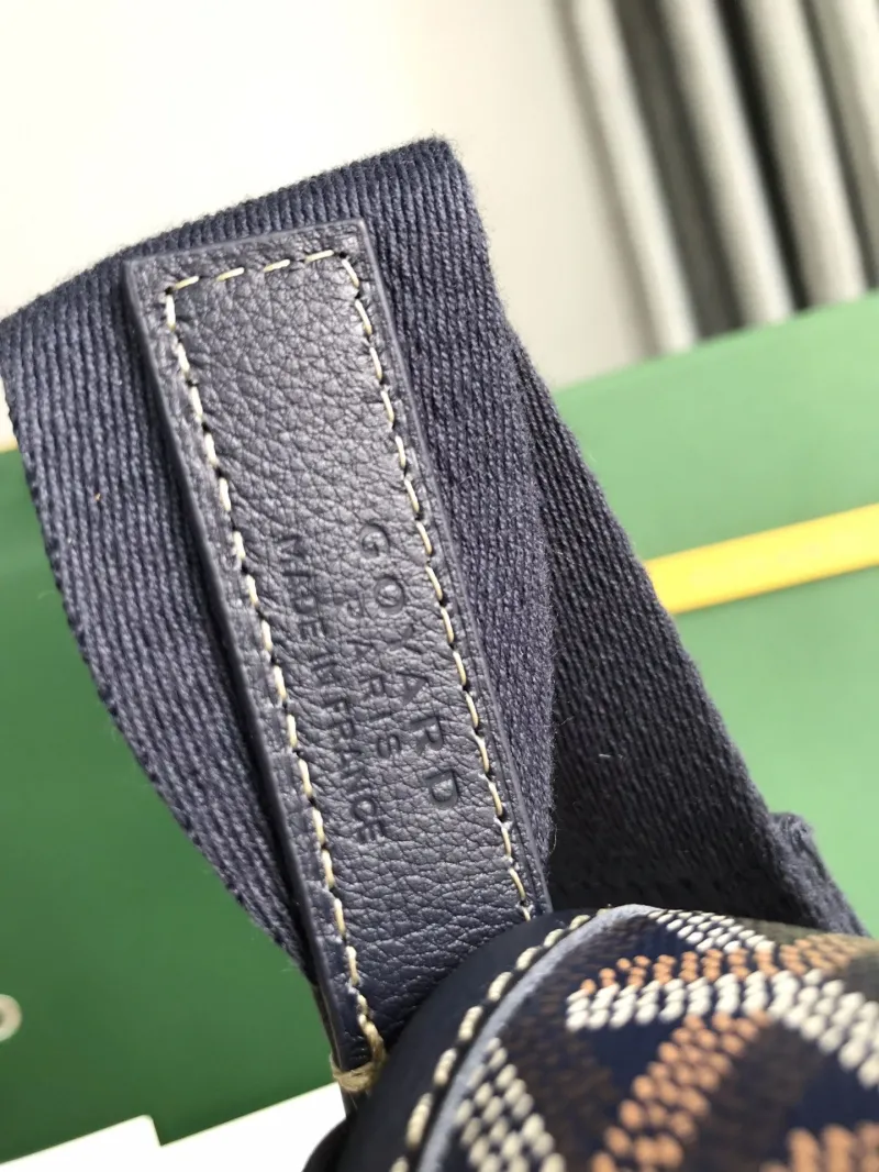 Goyard Navy Messenger Satchel Bag 241 - Image 5